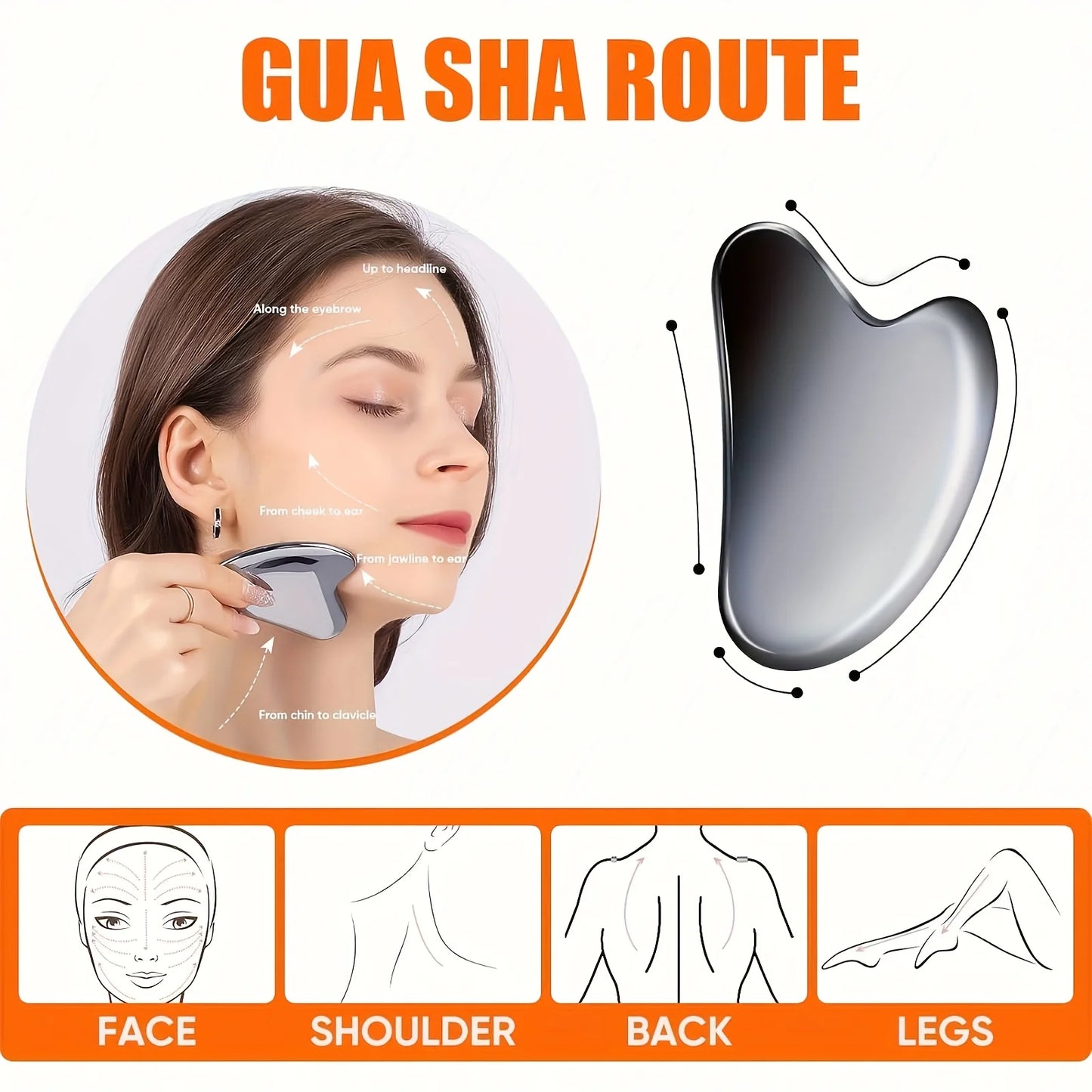 Stainless Steel Gua Sha