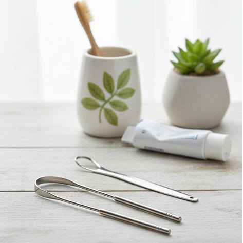 Stainless Steel Tongue Scraper