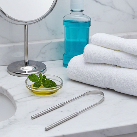 Stainless Steel Tongue Scraper