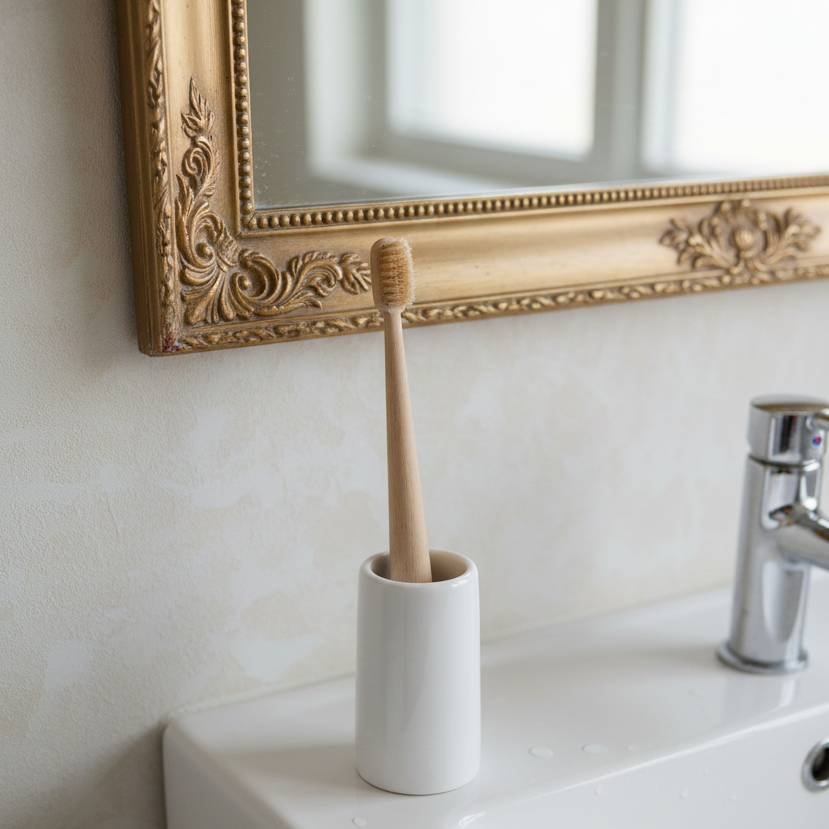 Natural Boar Bristle & Bamboo Toothbrush (4)